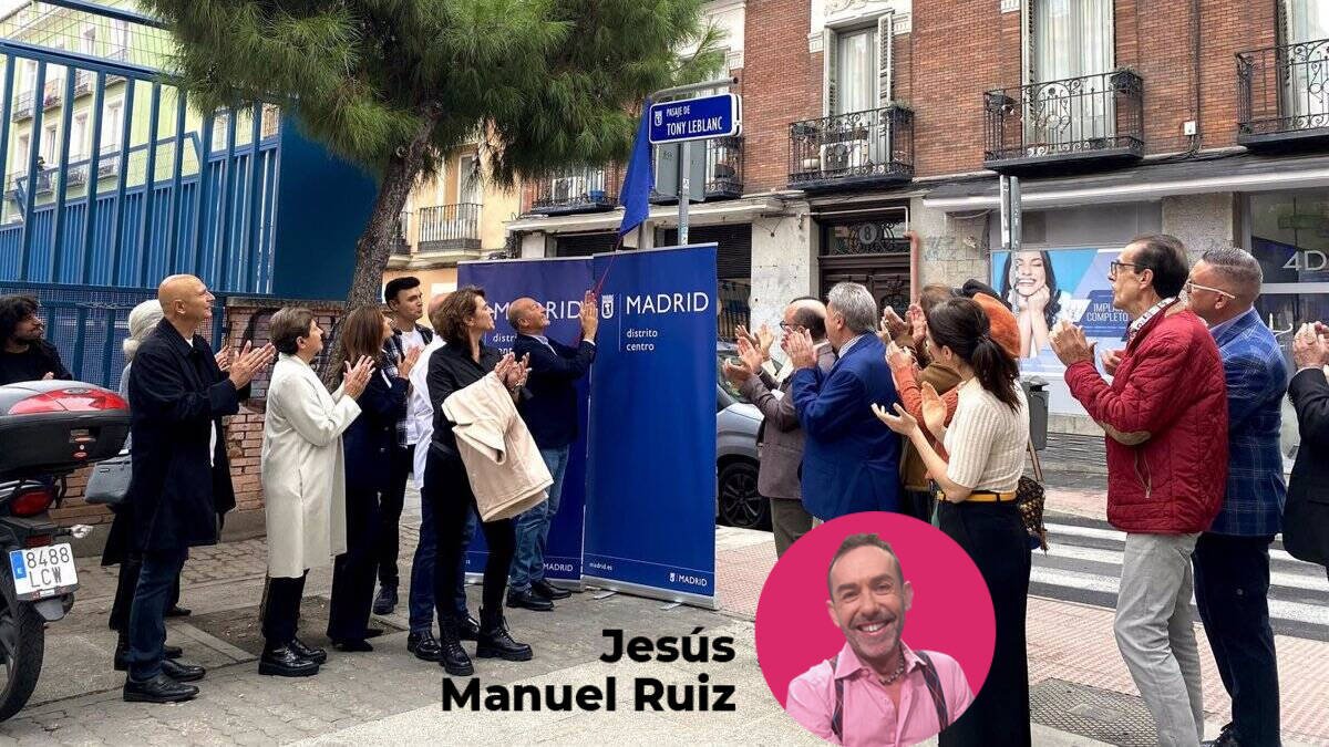 La inauguración del Pasaje Tony Leblanc contó con llamativas ausencias.