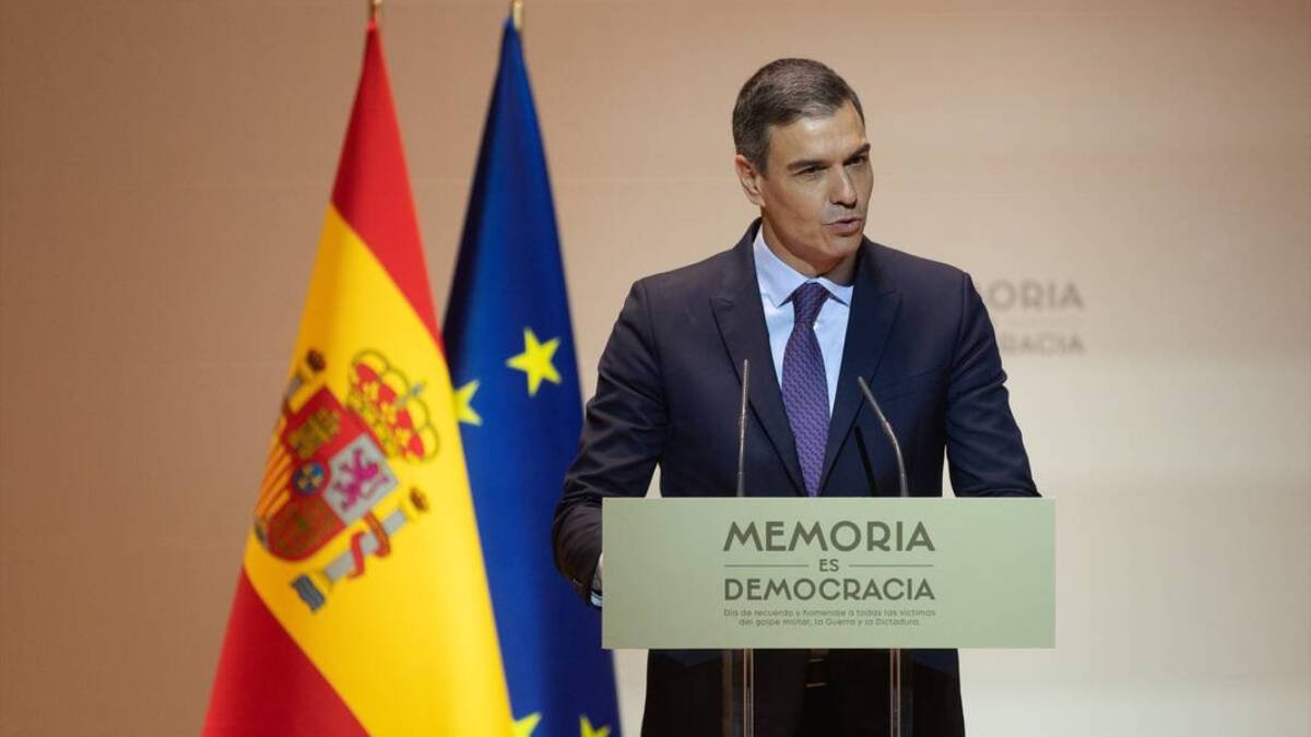 El presidente del Gobierno, Pedro Sánchez