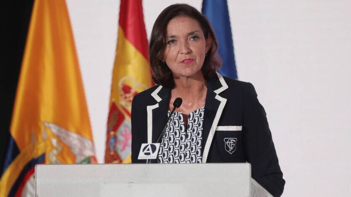 La ministra de Industria, Comercio y Turismo de España, Reyes Maroto