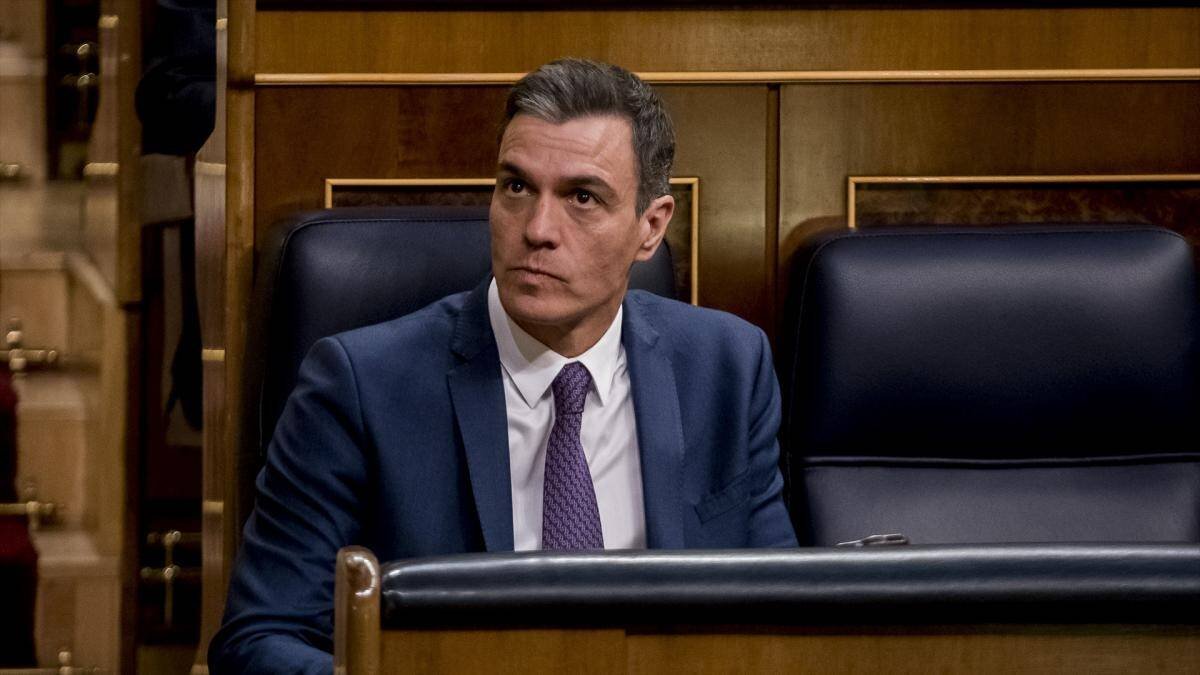 Pedro Sánchez, en el pleno del Congreso de esta semana.