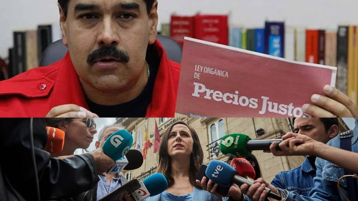 El presidente de Venezuela, Nicolás Maduro, y la secretaria general de Podemos, Ione Belarra.