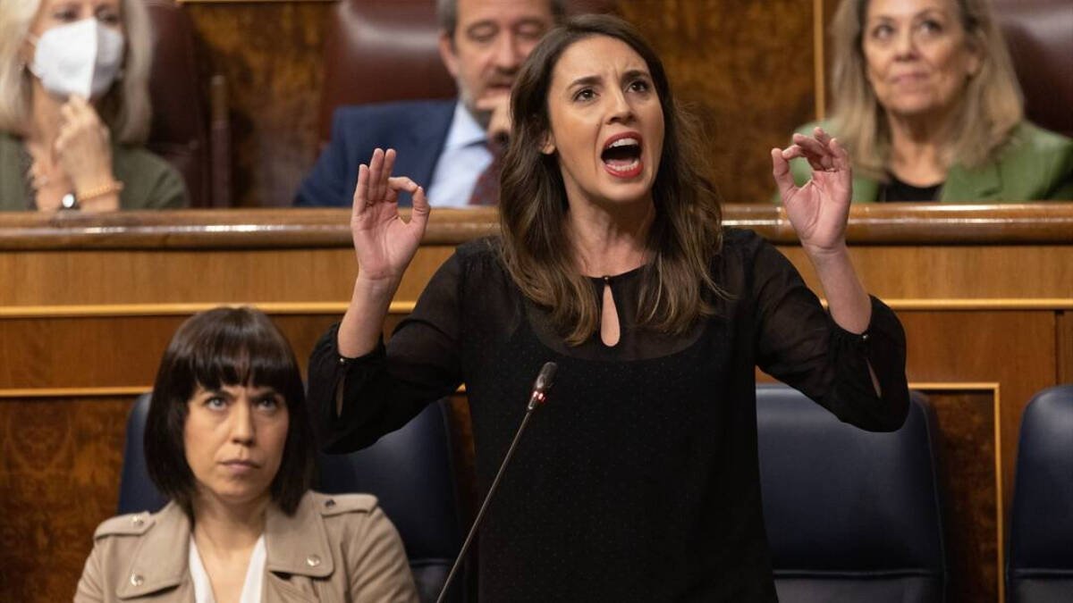 La ministra de Igualdad, Irene Montero