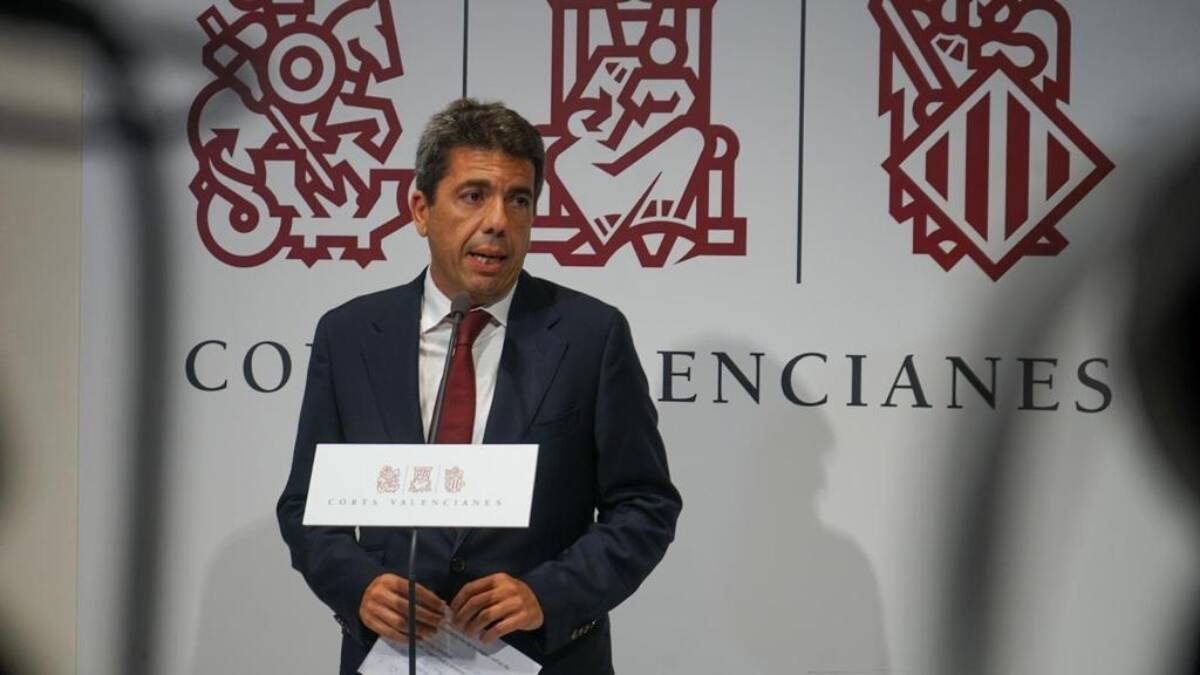 El próximo presidente de la Generalitat, Carlos Mazón