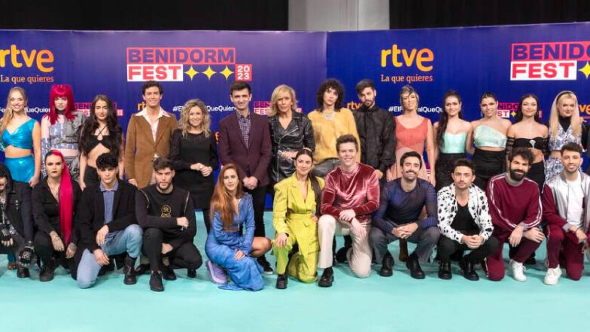 Los 18 artistas del Benidorm Fest 2023.