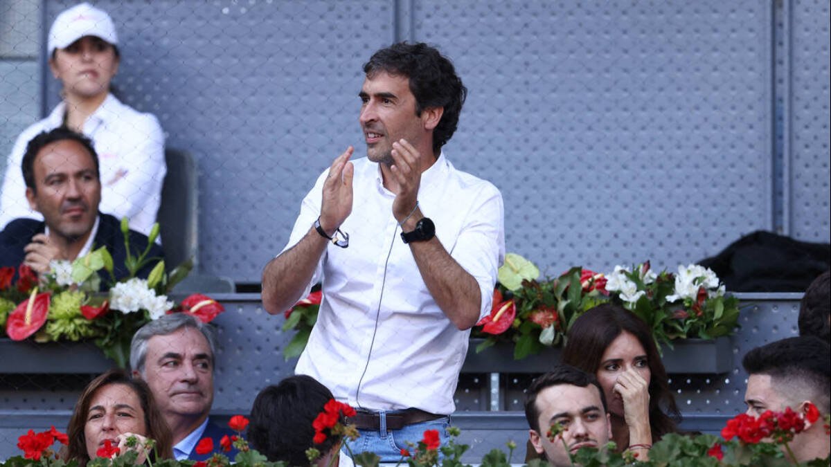 Raúl González, en el Mutua Madrid Open del pasado año.