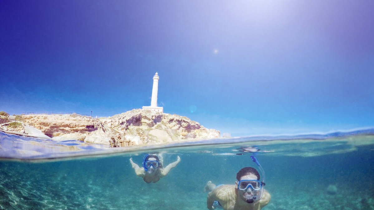 Snorkel en Cabo de Palos. Cartagena. Foto: Turismo Región de Murcia