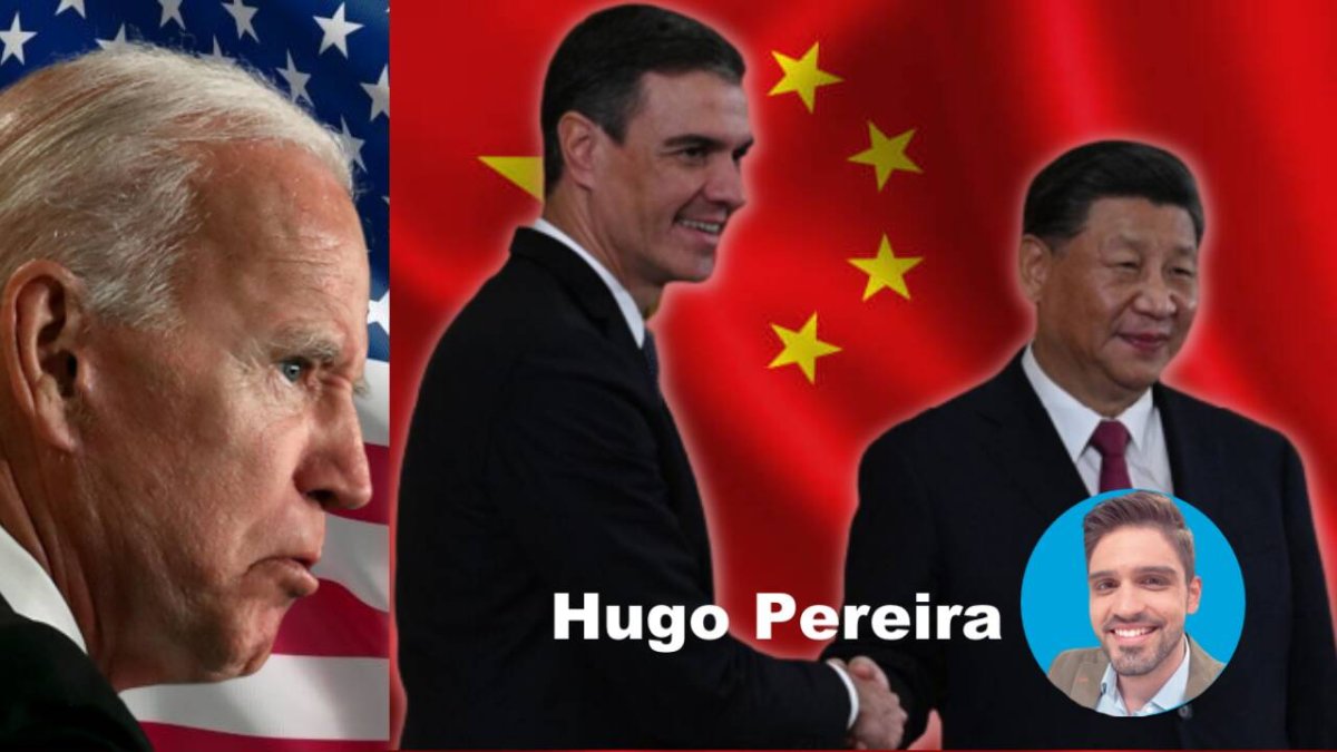 Pedro Sánchez junto a Xi Jinping en China