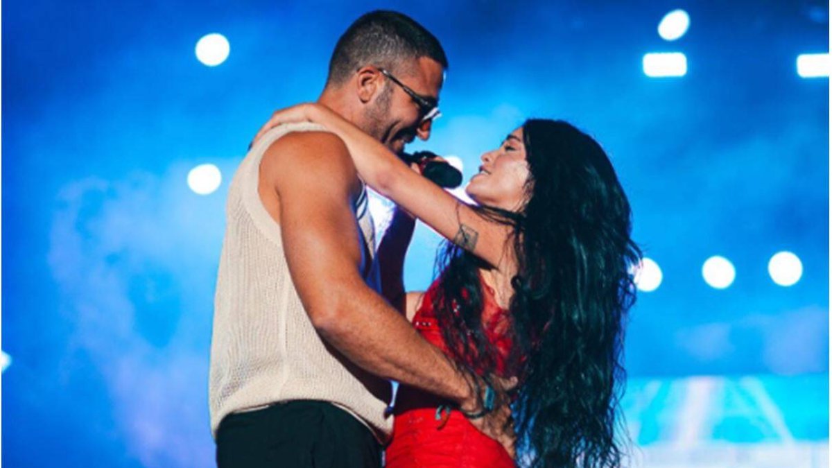 Miguel A. Silvestre y Lali Espósito en el Arenal Sound