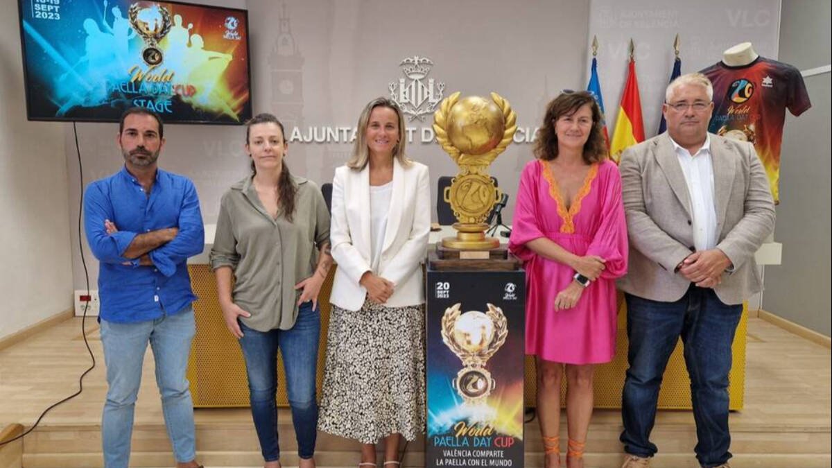 Presentación del World Paella Day en el Ayuntamiento de Valencia.