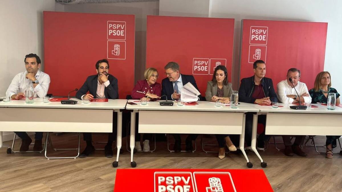 Ximo Puig en la Comisión Ejecutiva Nacional de esta tarde - PSPV