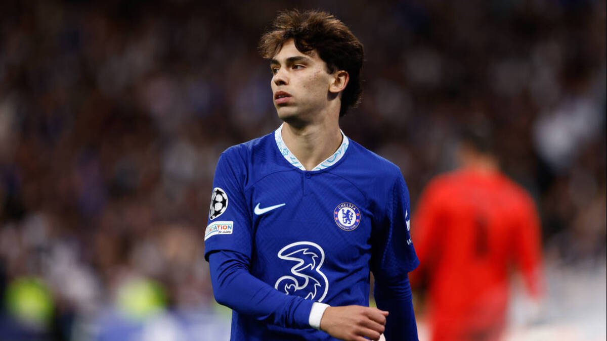 Joao Félix, con la camiseta del Chelsea.