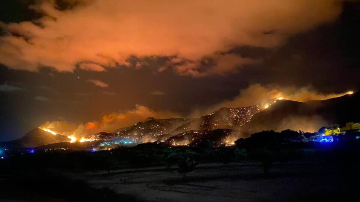 Incendio de Montitxelvo