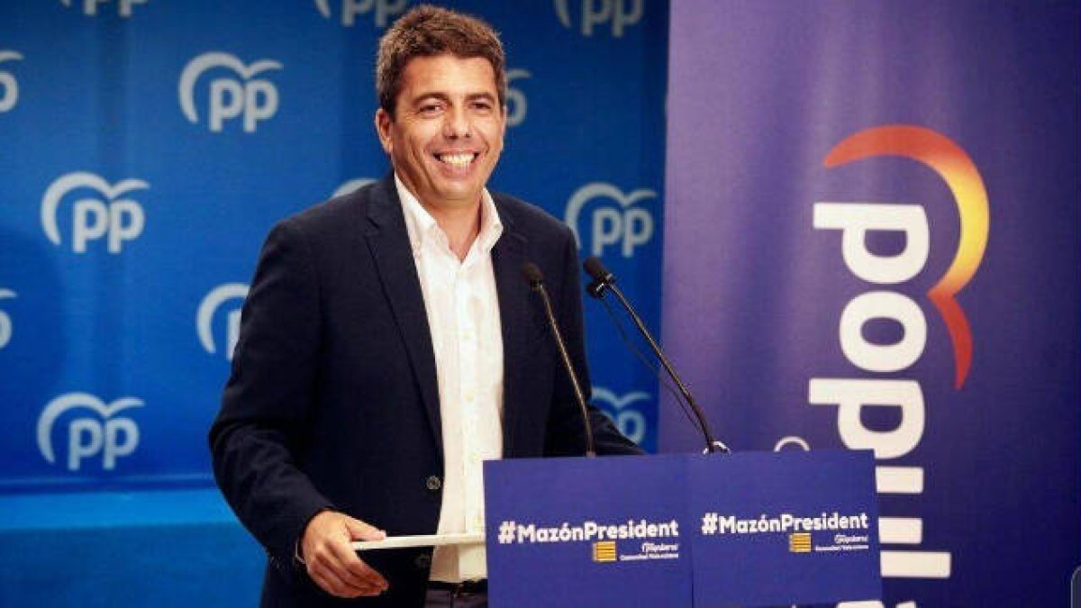 Carlos Mazón, presidente del PPCV