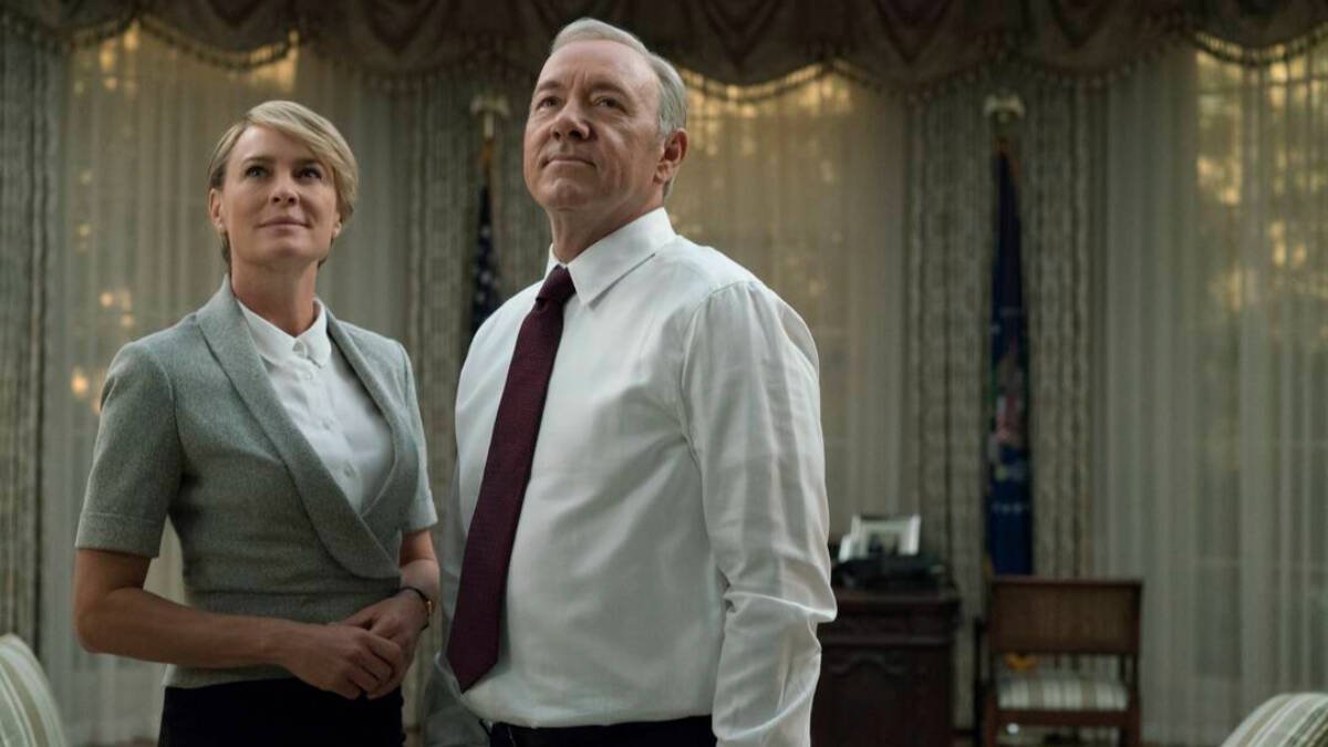 Los protagonistas de House of Cards.