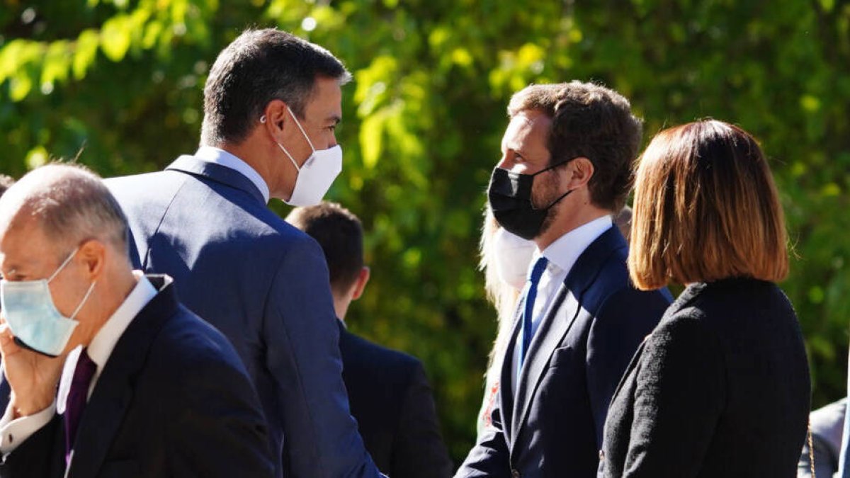 Pedro Sánchez y Pablo Casado