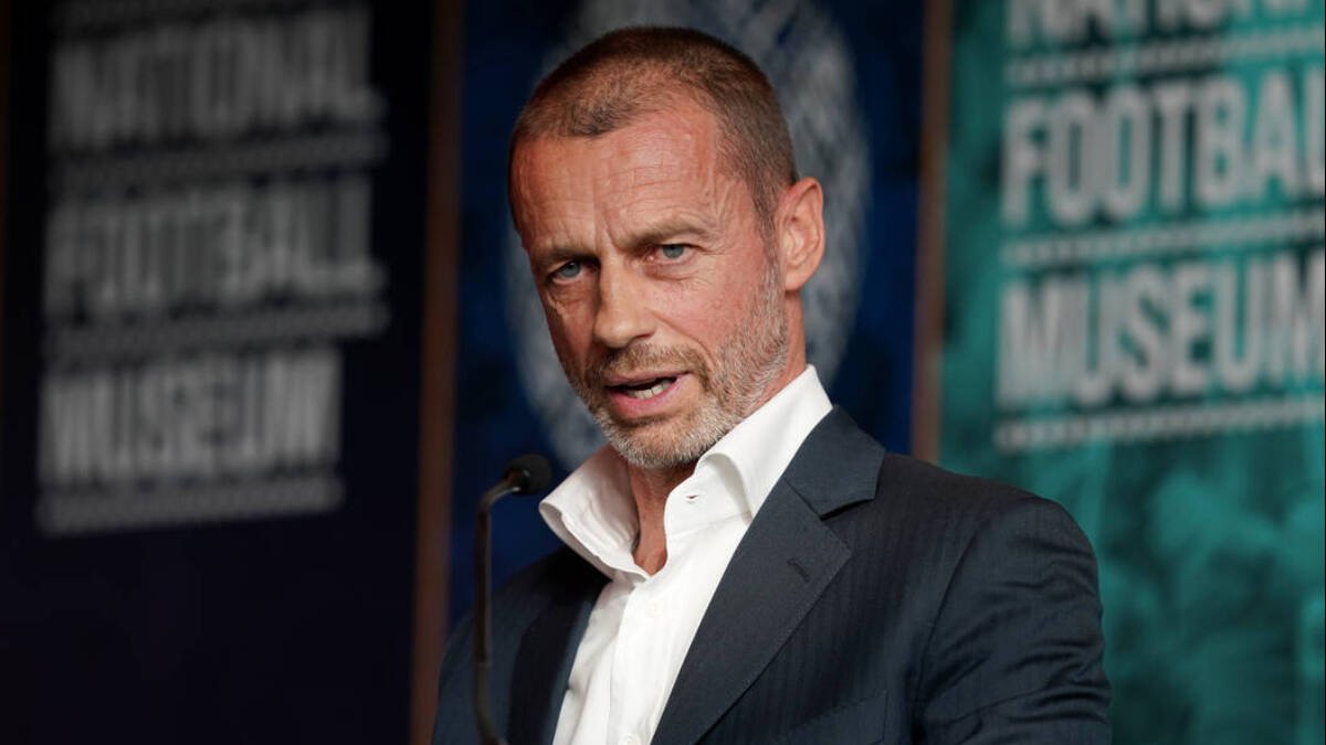 Aleksander Ceferin, presidente de la UEFA.