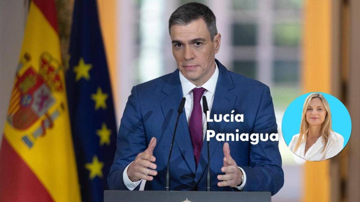 En la imagen se ve a Pedro Sánchez, presidente del Gobierno