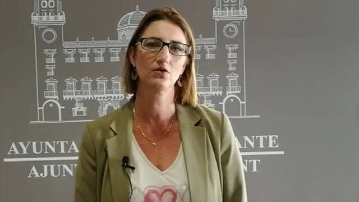 Mari Carmen de España, portavoz del grupo municipal del Partido Populara en Alicante