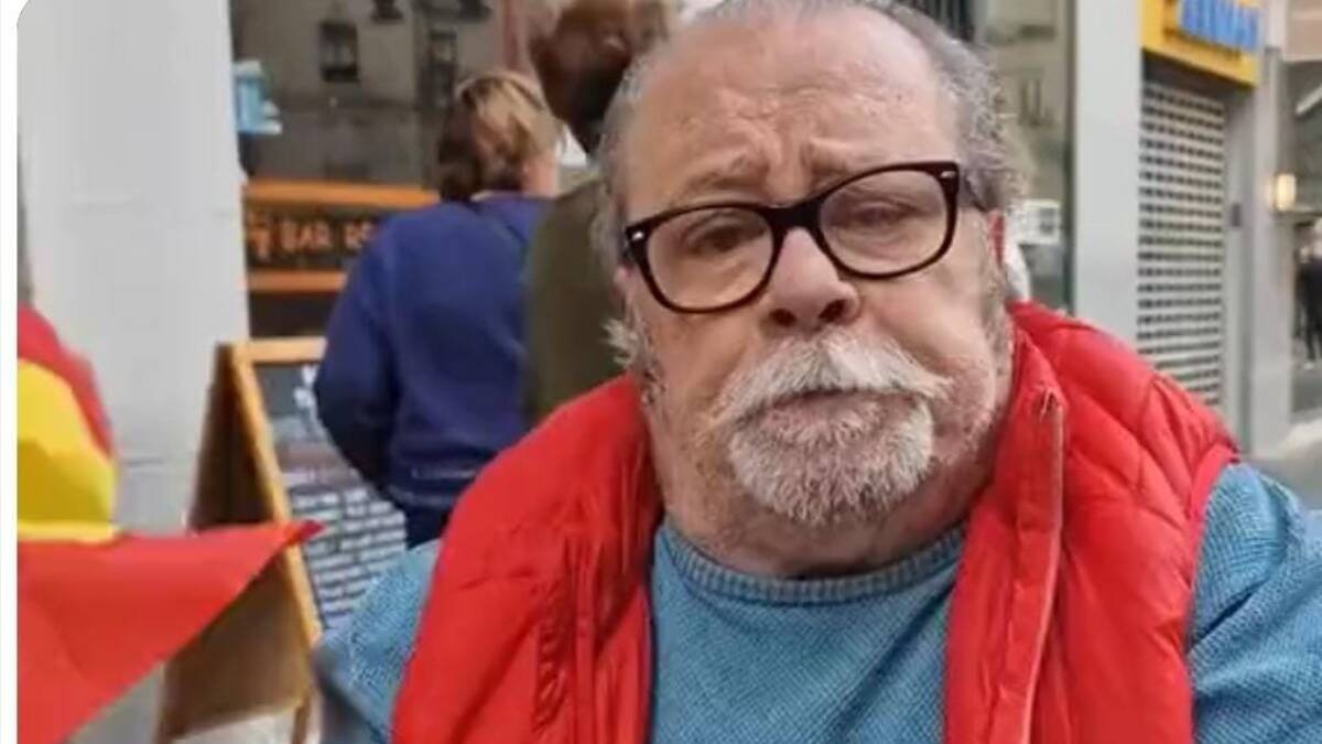 Paco Arévalo en la manifestación de Valencia