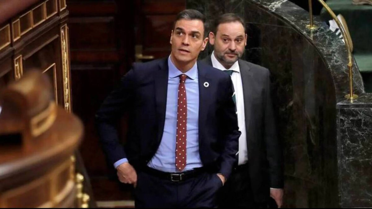 José Luis Ábalos con Pedro Sánchez