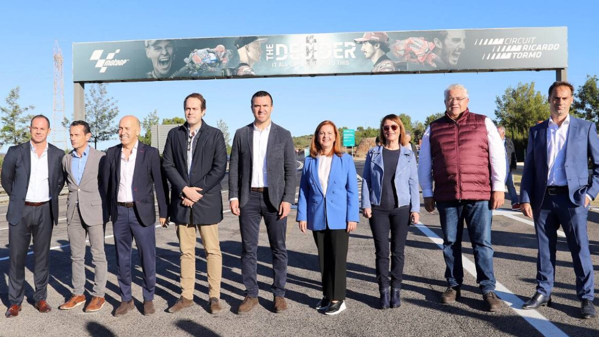 La Diputació reabre al tráfico la carretera de acceso al circuito de Cheste