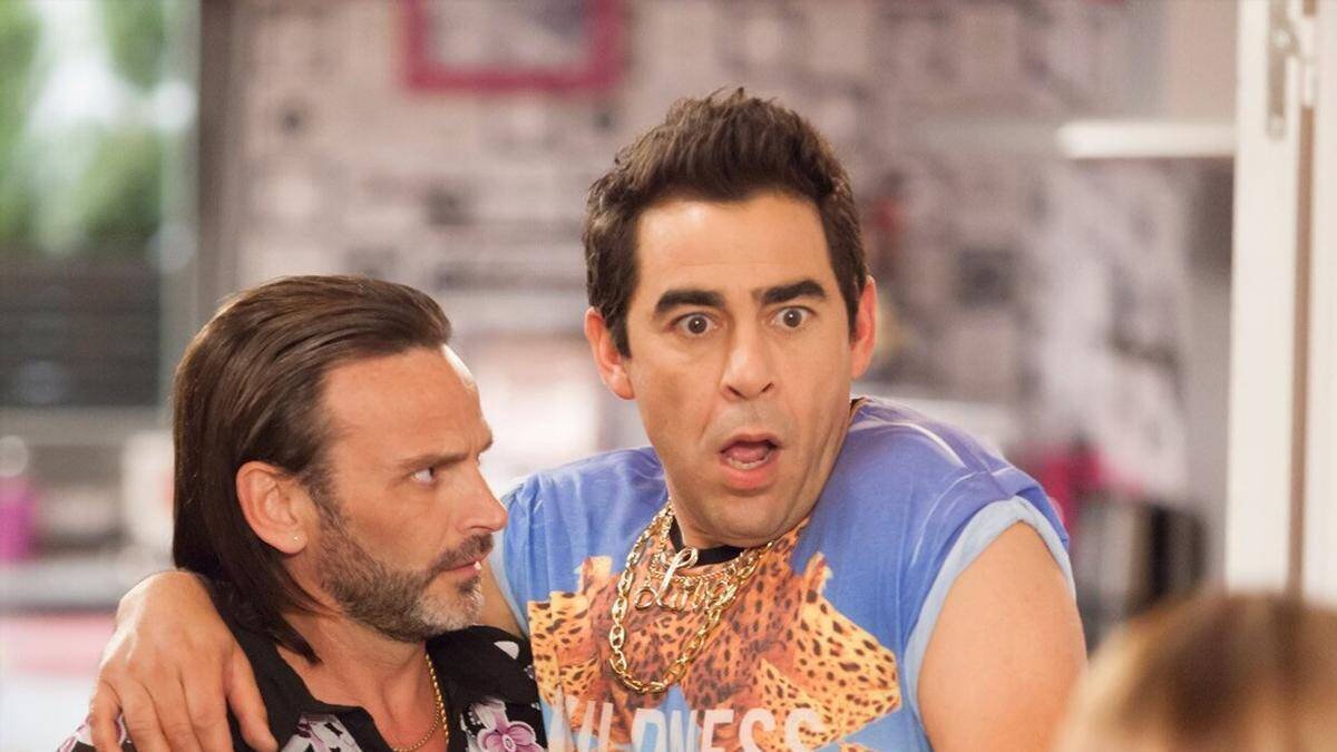 Fermín Trujillo (Fernando Tejero) y Amador Rivas (Pablo Chiapella), en LQSA.