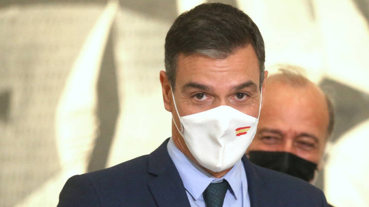 El presidente del Gobierno, Pedro Sánchez