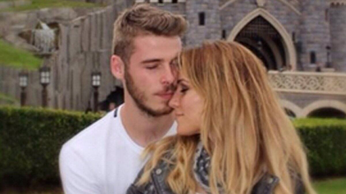 David De Gea y Edurne.