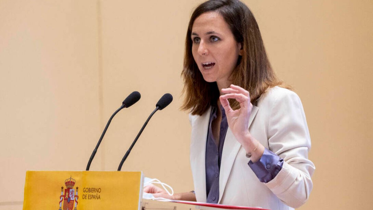 La secretaria general de Podemos, Ione Belarra