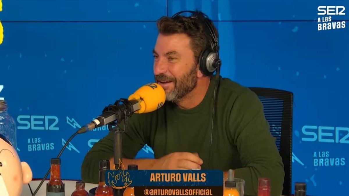 Arturo Valls, durante su entrevista en Cadena Ser.