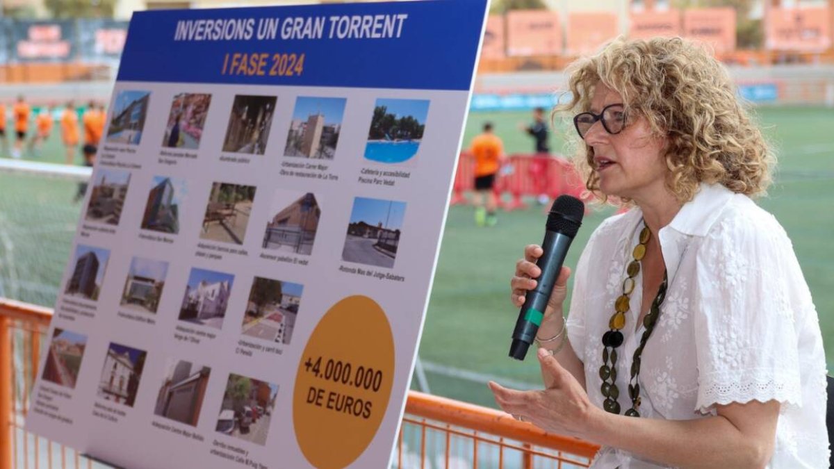 Amparo Folgado presenta la fase I del plan de inversiones del Ayuntamiento de Torrent para 2024