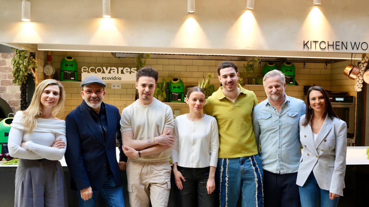 EcoVares by EcoVidrio y los chefs, Jesús Sánchez, Xosé Cannas, Martina Puigvert, Javier Sanz y Juan Sahuquillo