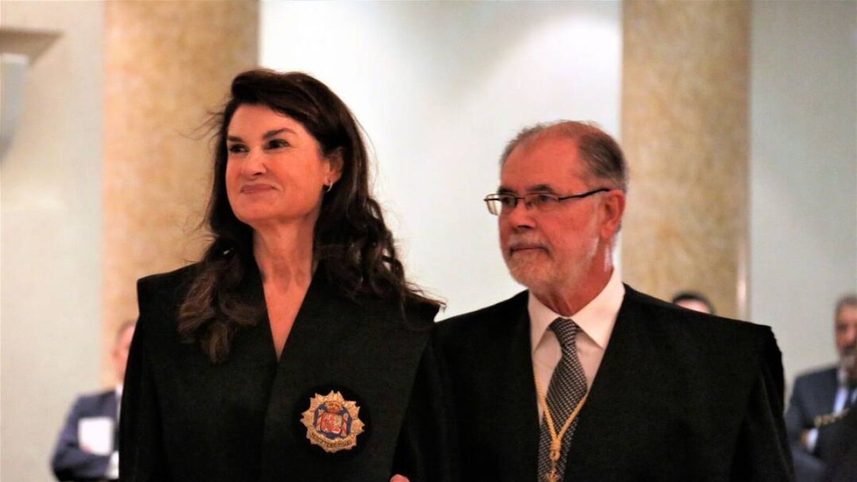 La fiscal jefe de Madrid, Pilar Rodríguez, junto al exministro de Zapatero, Mariano Fernández Bermejo.