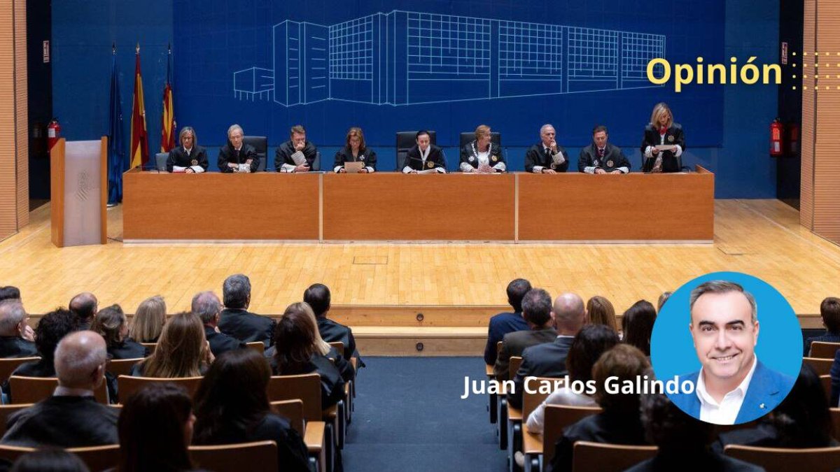 Vista general del acto de apertura del año judicial 2022-2023 del Tribunal Superior de Justicia de la Comunitat Valenciana.