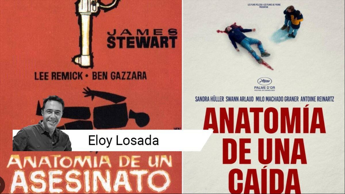 Carteles de 'Anatomía de una caída' y de 'Anatomía de un asesinato'.