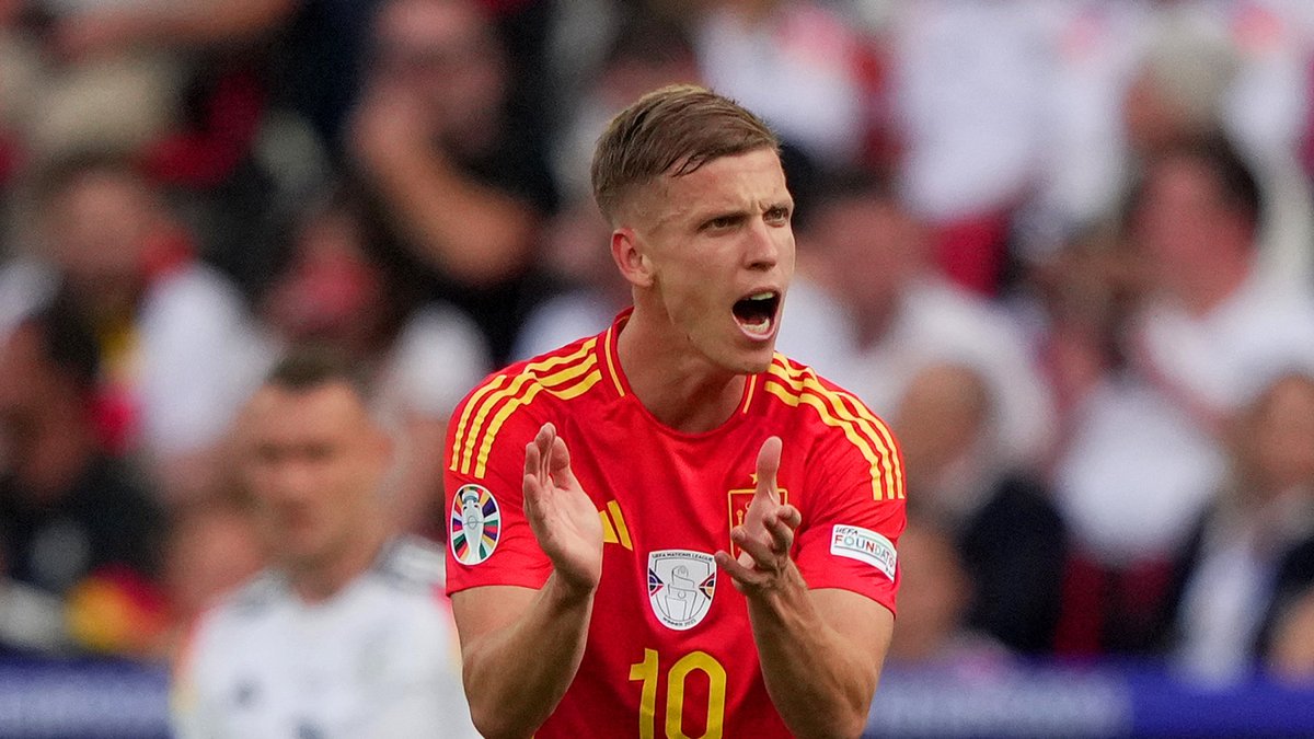 Dani Olmo, durante la Eurocopa.