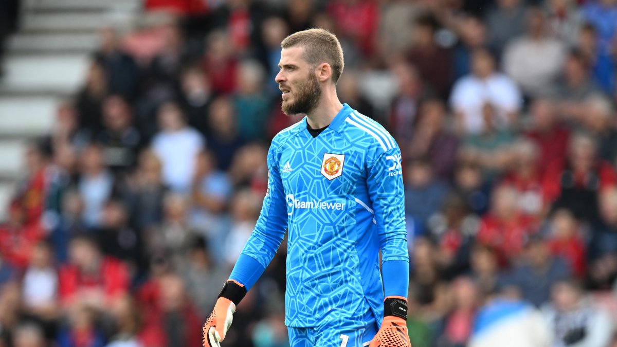 David de Gea, durante su etapa en el Manchester United.