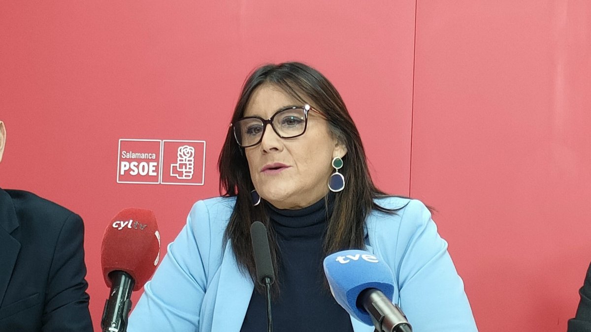 La secretaria de Organización del PSOECYL, Ana Sánchez