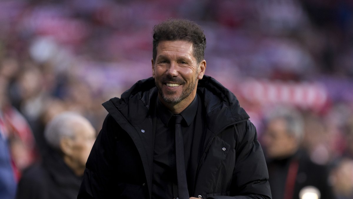 El Cholo Simeone, durante un partido.