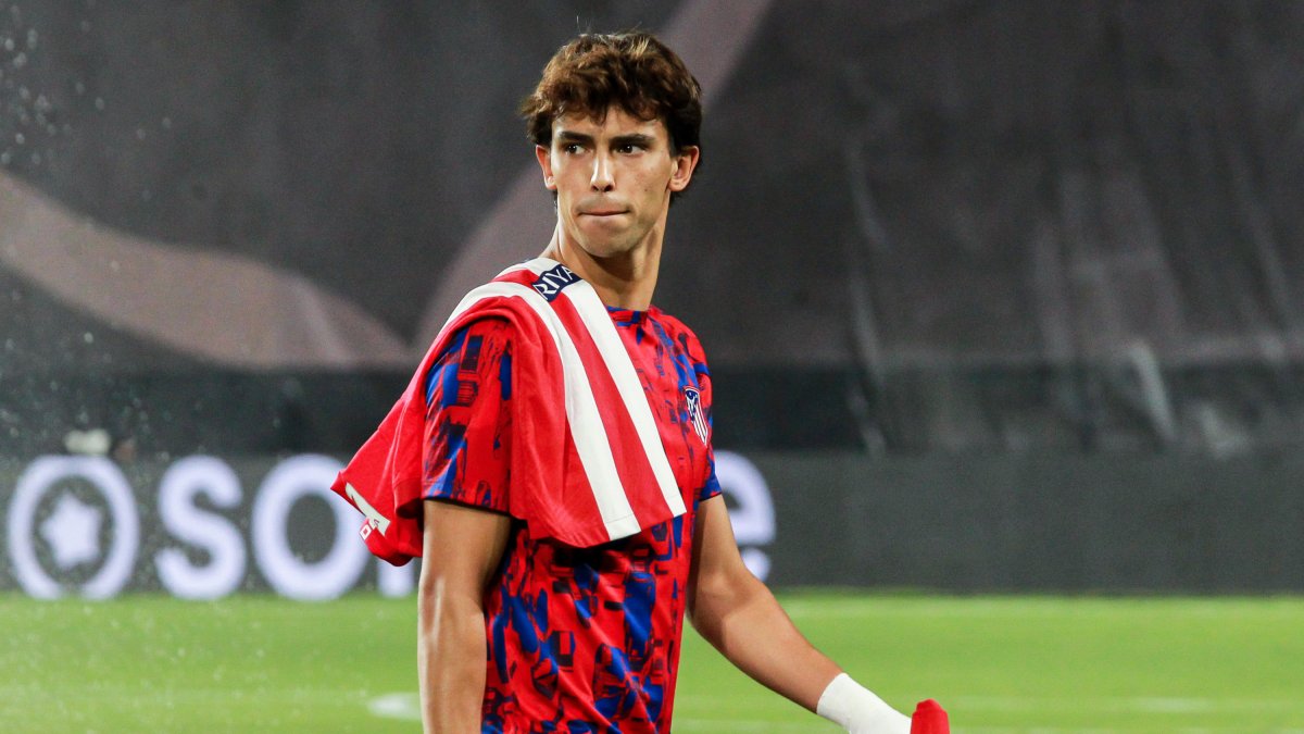 Joao Félix, durante un partido con el Atlético.