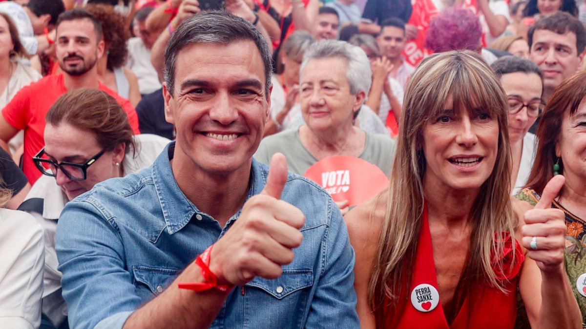 Pedro Sánchez y Begoña Gómez