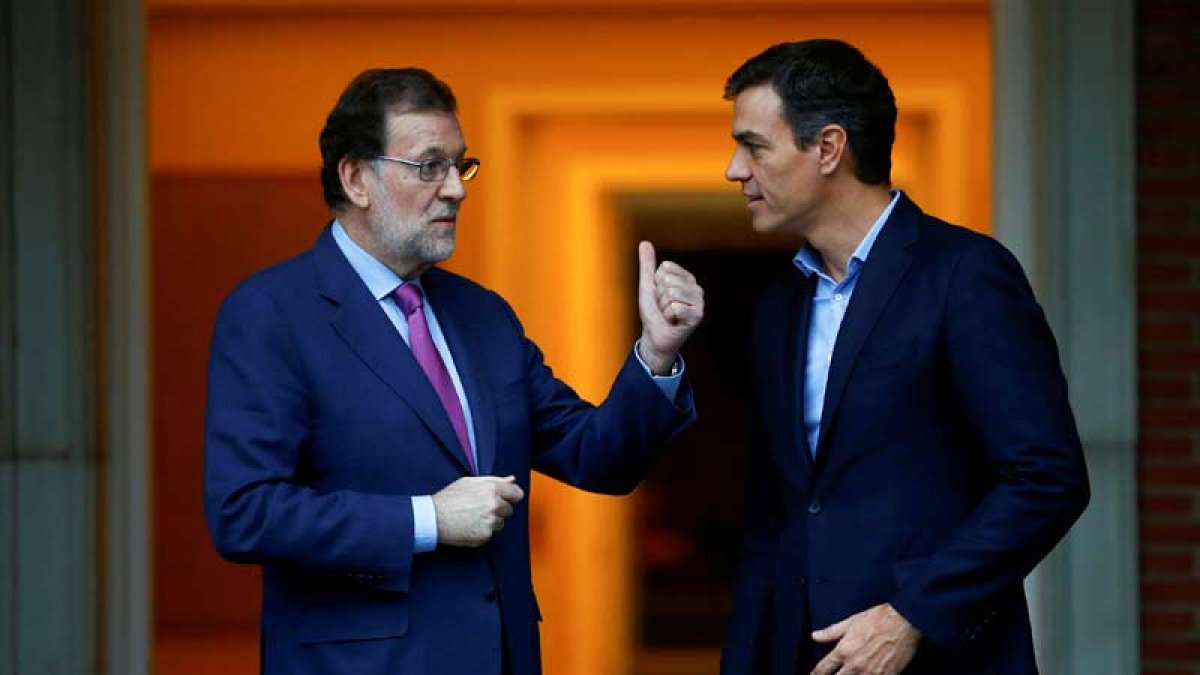 Mariano Rajoy y Pedro Sánchez