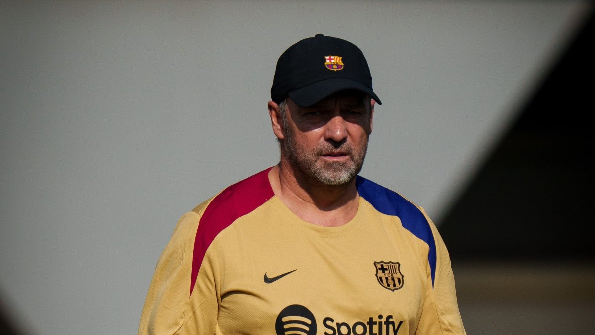 El entrenador alemán del FC Barcelona, Hansi Flick.