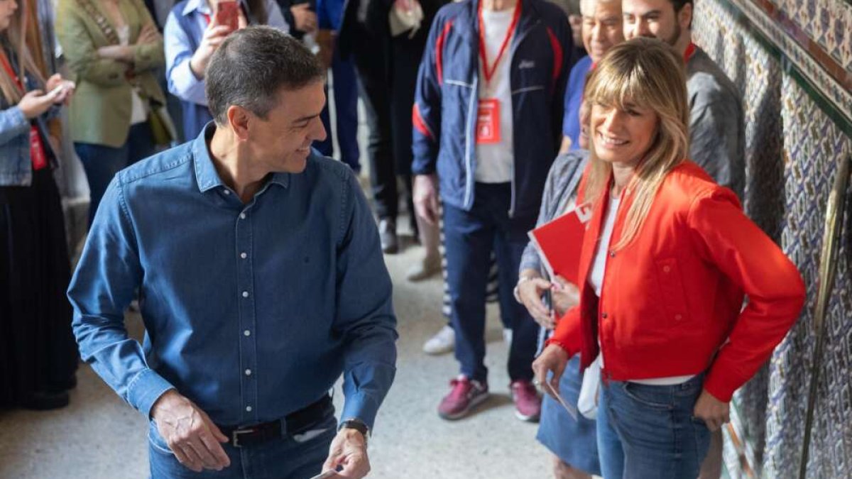 Pedro Sánchez y Begoña Gómez