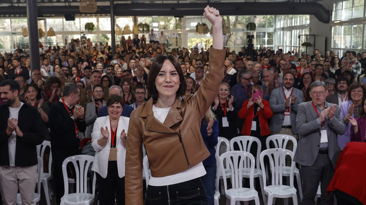 La ministra y líder del PSOE valenciano, Diana Morant, en su proclamación en Benicàssim (Castellón) / Imagen de archivo.