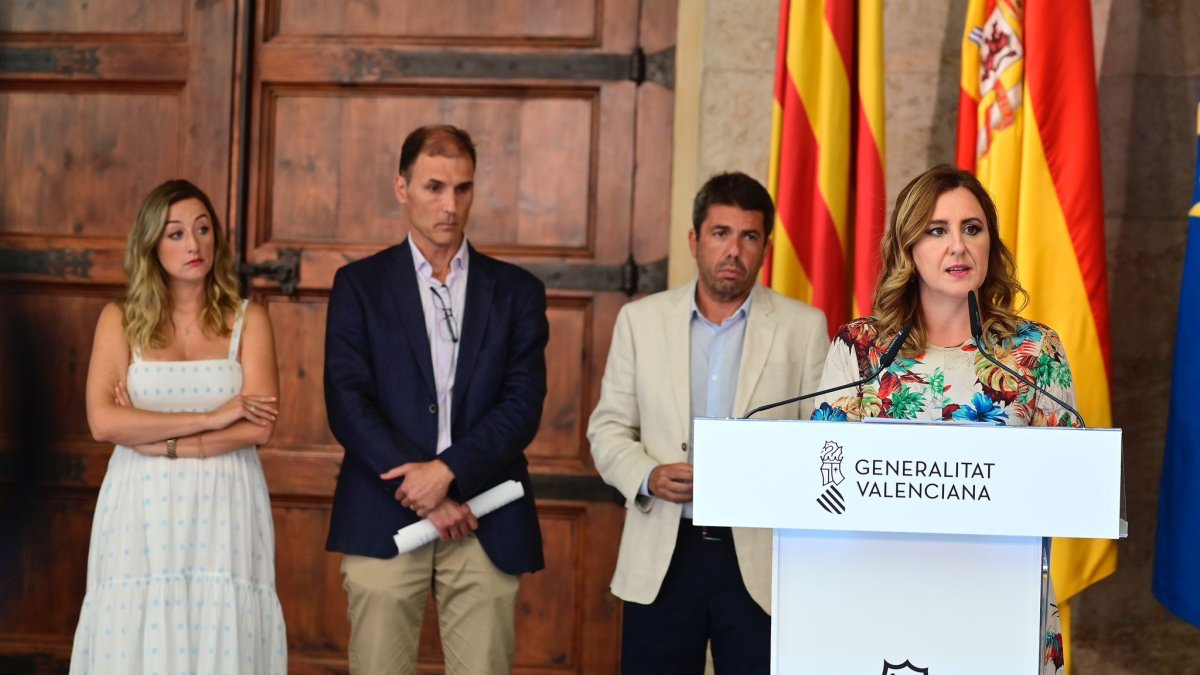 Rocío Gil, Luis Cervera, Carlos Mazón y María José Catalá.