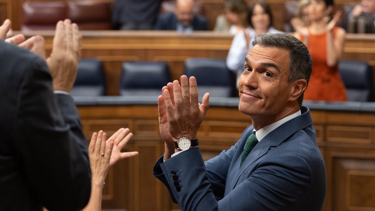 El presidente del Gobierno, Pedro Sánchez