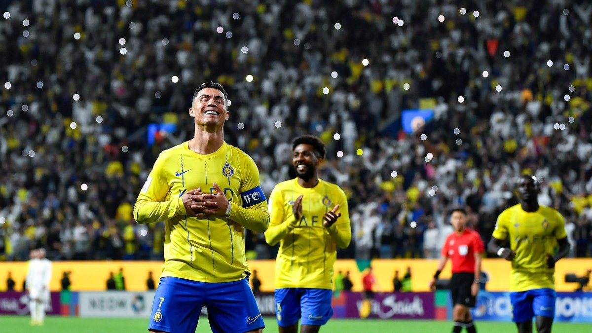 Cristiano Ronaldo, durante un partido del Al Nassr.