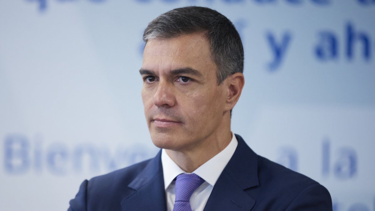 El presidente del Gobierno, Pedro Sánchez,