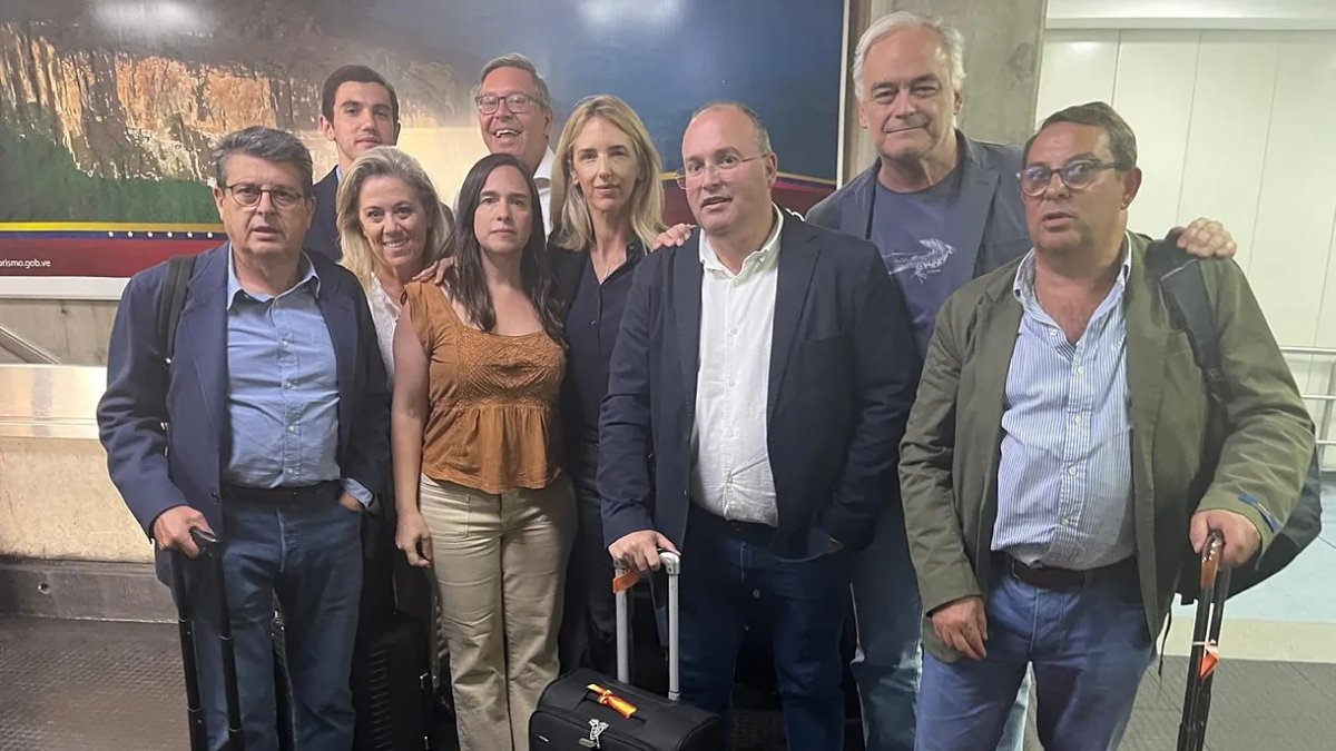 La delegación del PP en Venezuela que fue deportada